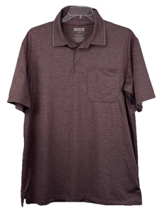 Duluth longtail T Cool max Men’s Large Polo Short Sleeve  Moisture Wicking Light - Picture 1 of 5