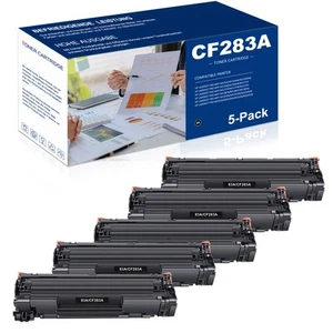 5x CF283A Toner Compatible with HP LaserJet MFP M127fp M127fn M125nw M225dw - Picture 1 of 8