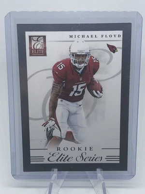 2012 Elite Elite Series Rookie Silver /999 Michael Floyd #6 RC Cardinals Irish - Image 1 of 2