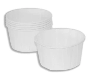 4 oz, tazze da porzione di souffle di carta, set di 500 valori - Foto 1 di 6