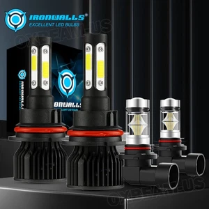 AUXBEAM 9007+9145 LED Headlight Bulbs Fog Lights for Ford F-150 1999-2003 6500K - Picture 1 of 12
