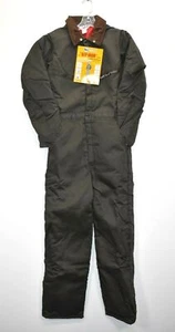 Vintage NOS Key Imperial Mens Green Keep Warm Quilted Insulated Coveralls S Long - Picture 1 of 12