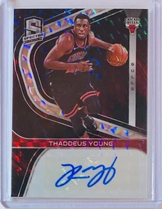 2019-20 Panini Spectra Signatures Interstellar Prizm #S-TYG Thaddeus Young /49 - Picture 1 of 2