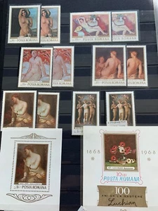 Romania 1968 1969  Art MNH Stamp Sets - Picture 1 of 1