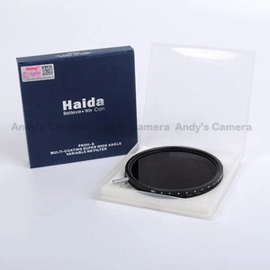 Haida PROII-S Super Wide Angle MC Variable ND 8-1000 Filter 3-10 Stops 52mm 55mm - Picture 1 of 1