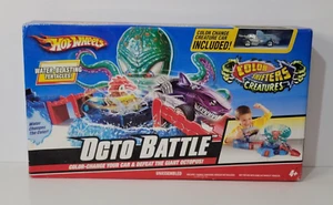 Hot Wheels Octo Battle Color Shifter Creatures Juego Set Coche NUEVO CAJA DMGD Mattel - Imagen 1 de 24