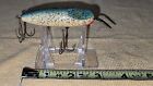 Vintage Wooden Lure Colorful Unmarked Spoon Bill  Glitter