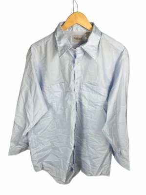 New Vintage Highland Blue Size XL Long Sleeve Button Up Free US Shipping - Image 1 of 3