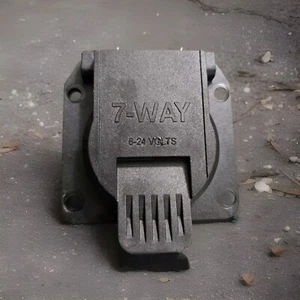 7-WAY BLADE STYLE PLUG TRAILER CONNECTOR FEMALE RV LIGHT PLUG CONNECTOR 7 Poles - Bild 1 von 5