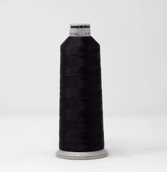 MADEIRA -Ref. 1739 -Charcoal Gray-Polyneon Machine Embroidery Thread -5500 yards - Image 1 of 1