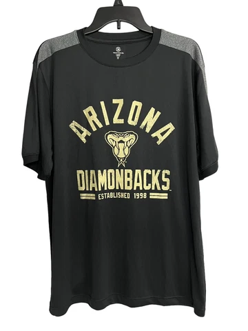 True Fan MLB Genuine Merchandise Arizona Diamondbacks Men's Dri Fit T Shirt L Cover