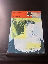 1979 panarizon belle boyd learning card laminated highlighted