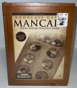 Bookcase Games MANCALA Solid Wood Strategy Game by Cardinal Games - Picture 1 of 4
