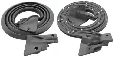 78-87 Chevrolet Monte Carlo SS Door Weatherstrip Rubber Gasket NEW set L/R pair - Image 1 of 4