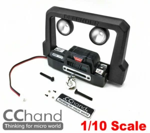 CC HAND Metal Light Bumper & Winch RC4WD Gelande II land rover Defender D90/D110 - Picture 1 of 5