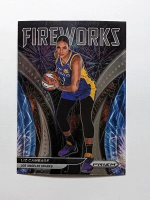 2022 Panini Prizm WNBA Basketball Fireworks #3 Liz Cambage - Image 1 of 2