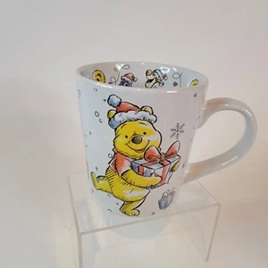 DISNEY Winnie The Pooh & Friends Christmas Cup Mug Collectible Inside Design - Picture 1 of 5