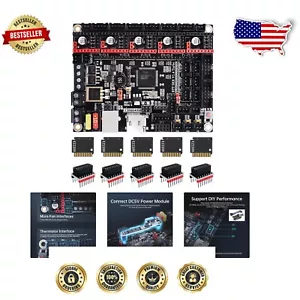 Innovative 3D Printer Control Kit: SKR V1.4 Turbo with EZ2209 Drivers Included - Picture 1 of 10