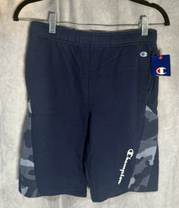Champion Boy's Navy Camo Print Shorts Large 14/16 NWT - Picture 1 of 3