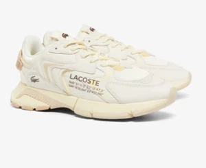 Lacoste L003 NEO 2025 Men's Sneakers Off White / Light Brown. USA Sizes 8 to 12 - Picture 1 of 16