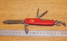VINTAGE ancien canif couteau allemagne SOLINGEN GERMANY red knife swiss messer
