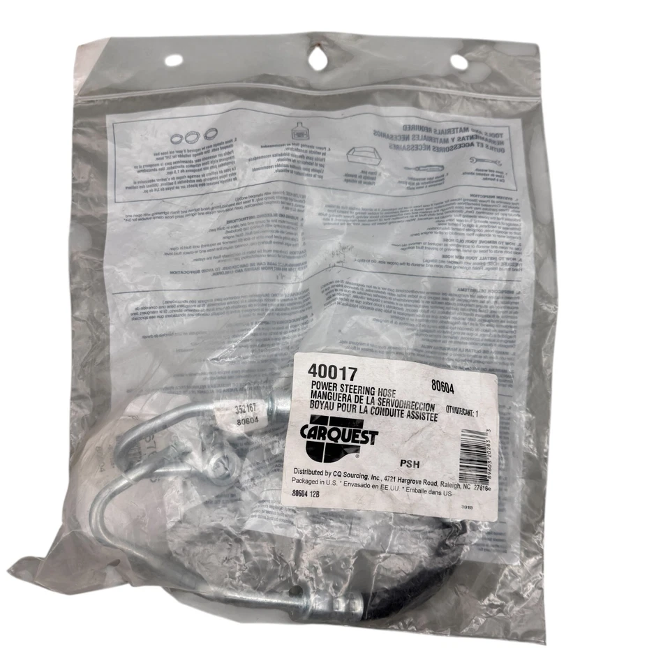 CARQUEST 40017 Steering Pressure Line Hose FOR 96--99 BMW 323i/328i/328is - Image 1 of 4