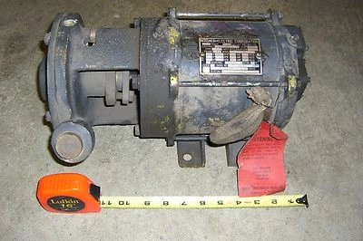 1"x1 1/4" Bronze US NAVY WWII centrifugal pump Water Allis Chalmers 1/4 HP 440V - Image 1 of 4