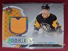 Teddy Blueger /399 ULTIMATE ROOKIES JERSEY 2019-20 Ultimate Collection Penguins