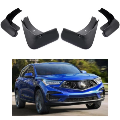 4Pcs Car Mud Flaps Splash Guards Fender Mudguard for Acura RDX 2019-2022 20 21 - Image 1 of 4