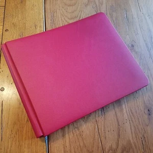 CREATIVE MEMORIES 10X12 FLEX HINGE PHOTO ALBUM RUBY RED W 15 PAGES NEW OPENED - Picture 1 of 5