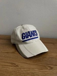 Vintage 90s New York Giants NFL Twins Enterprise Big Logo Gray Hat Cap One Size - Picture 1 of 12