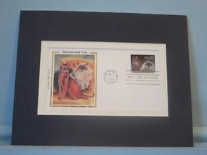 Honoring the Abyssinian and Himalayan Cat & First Day Cover of their own stamp - Picture 1 of 1