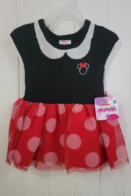 迪士尼女宝宝米妮老鼠 3-6 M 连衣裙万圣节服装派对度假公园 — 第 1/2 张图片