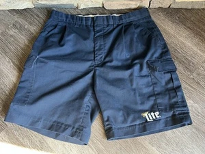 Pantaloncini cargo Miller Lite consegna birra festa uomo 34" vita *usati* - Foto 1 di 10