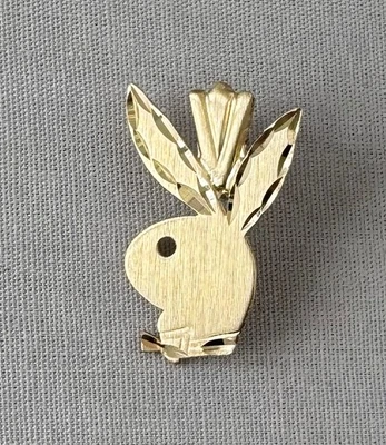 Colgante vintage Playboy Bunny oro amarillo 14K Michael Anthony 1985; Z663 Foto 1 de 4