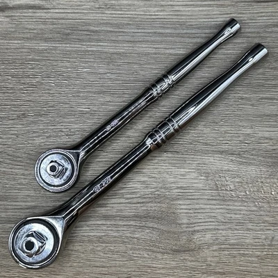 Duralast 51-100 3/8” Drive Ratchet And 51-200 1/2" Drive Ratchet Socket Wrench - Image 1 of 2