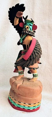 Muñeca Kachina Stace Nahsonhoya Arizona Hopi Eagle años 80 vintage Foto 1 de 4