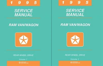 Dodge Ram 1995 furgoneta manual de taller tracción trasera B1500 B2500 B3500 libro de servicio de reparación fabricante de equipos originales Foto 1 de 4