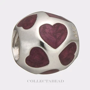 Original Pandora Silber Emaille Violett Love You Bead 790543EN21 SPECIAL!!! - Bild 1 von 1