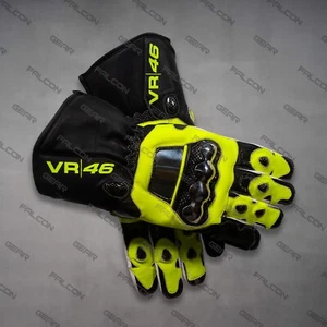 VR-46 RACING LEATHER MOTORBIKE GLOVES VALENTINO ROSSI | AVAILABLE IN ALL SIZES - Bild 1 von 5