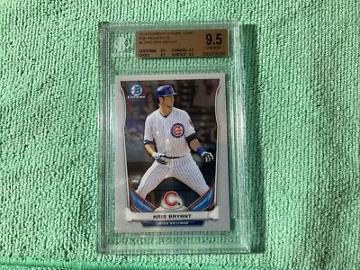 Bowman 2014 cromo béisbol Kris Bryant RC BGE 9,5 gema como nuevo Foto 1 de 4