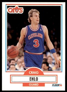 1990-91 FLEER CRAIG EHLO . CLEVELAND CAVALIERS #32