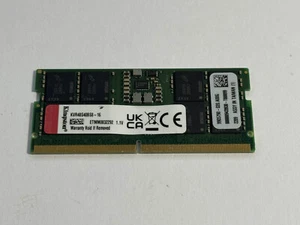 Used - Kingston 16GB 1Rx8 PC5-4800B DDR5 SODIMM MEMORY RAM - Picture 1 of 2