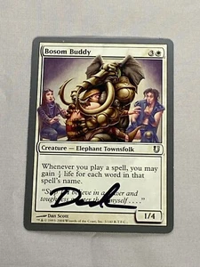 MTG Bosom Buddy Artist Proof Sketch and Signature Signed Scott - Picture 1 of 2