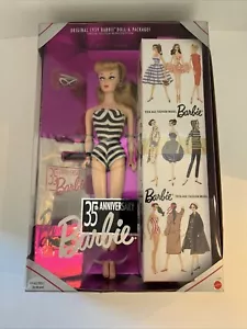 NEW Barbie 35th Anniversary 1993 Mattel Special Edition Repro 1959 NIB Blonde - Picture 1 of 4