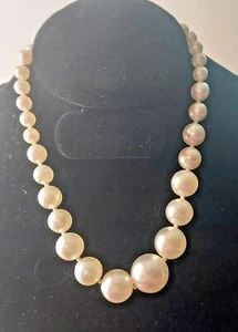 Vintage Simulated Pearl Necklace approx. 14 inch - Picture 1 of 3
