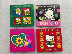 VTG 1990s Sanrio Mini Sticker Book Lot of 4 Kitty Keroppi Pochacco Heart 1993 - Picture 1 of 20