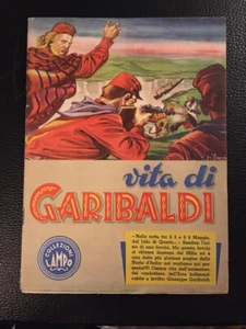 e Edizioni LAMPO 1955 - Album di figurine completo VITA DI GARIBALDI - Picture 1 of 11