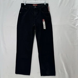 ARIZONA JEAN CO. Jeans Boy 20 Regular Five Pocket Relaxed Straight Leg Black New - Picture 1 of 17