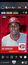 Topps Bunt 23 Joe Morgan Legendary Chrome Platinum 5cc Cincinnati Digital Card.